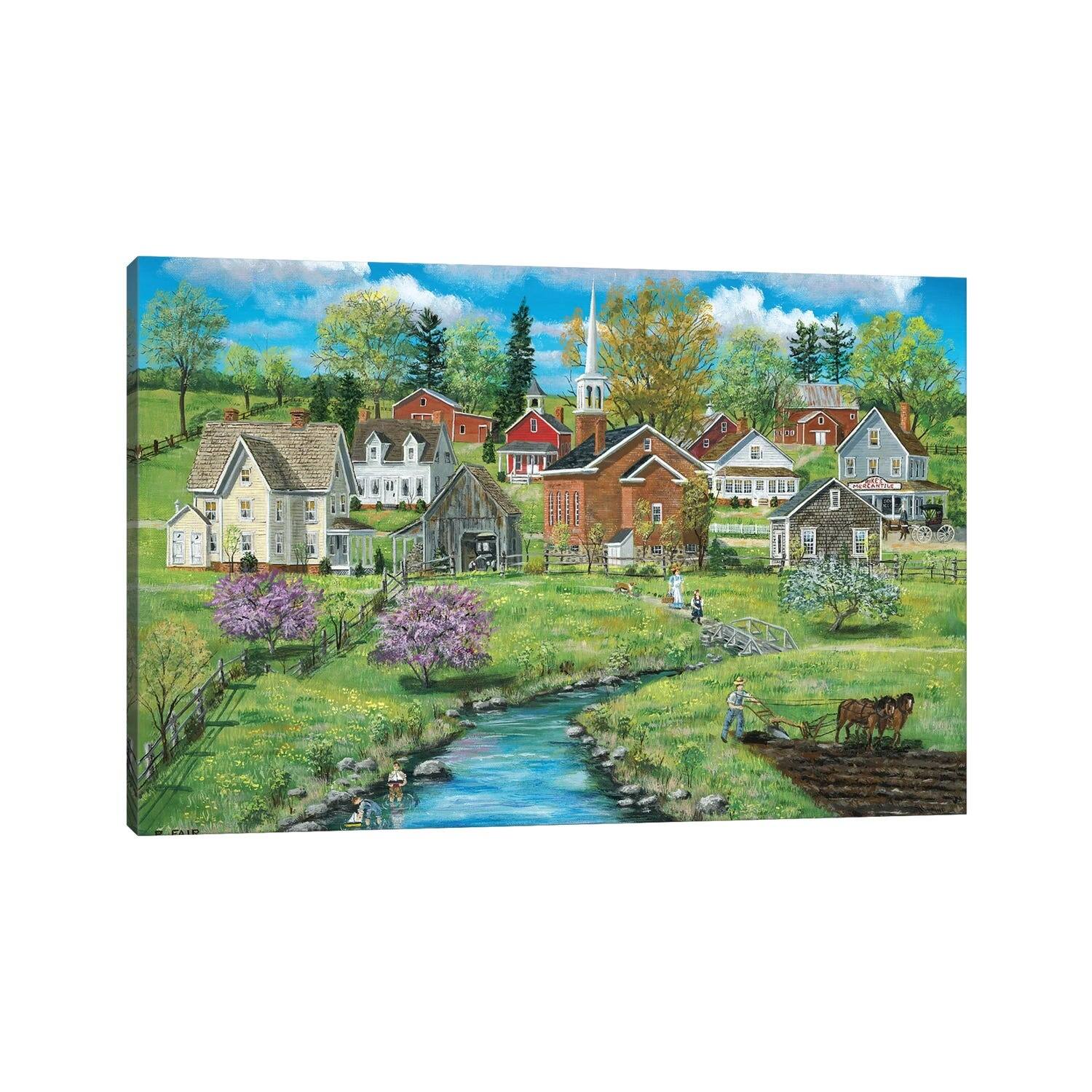 iCanvas "Crab Apple Creek" by Bob Fair Canvas Print Bed Bath & Beyond